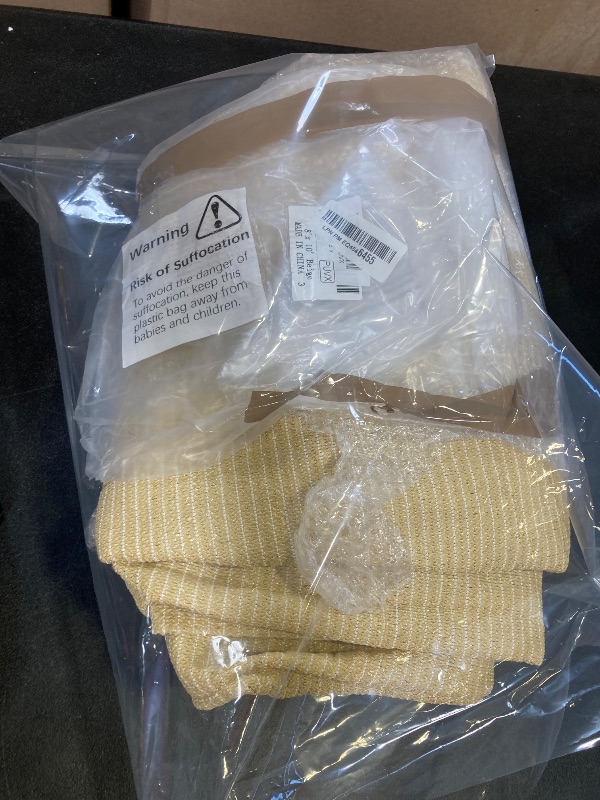 Photo 1 of Amgo 8' x 10' Beige Rectangle Square Sun Shade Sail Canopy Awning Fabric Mesh AGSLR, 95% UV Blockage, Water & Air Permeable, 200GSM Heavy Duty Commercial and Residential (We Make Custom Sizes)
