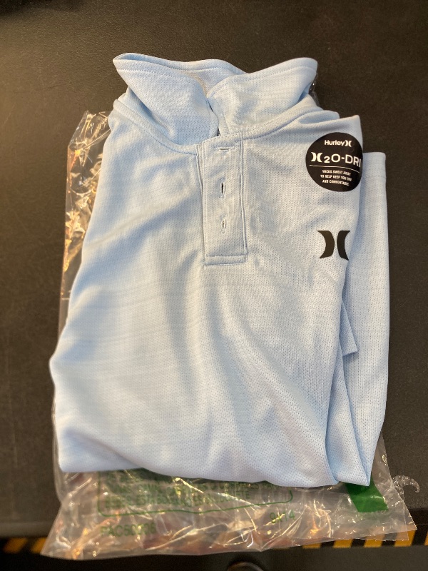 Photo 1 of Hurley Ace Vista Short Sleeve Polo Blue Glaze MEDIUM