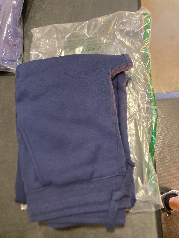Photo 1 of Amazon Essentials Boys' Fleece Jogger Sweatpants, Pack of 2, Navy, Large