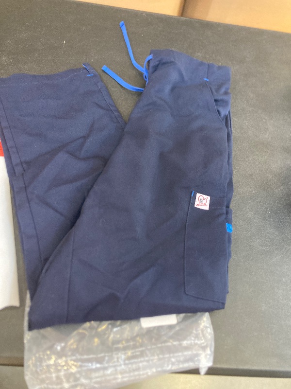 Photo 1 of JAANUU NAVY BLUE SCRUBS PANTS SIZE SMALL 
