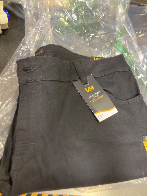 Photo 1 of Lee Women's Plus Size Legendary Mid Rise Bootcut Jean Black 22 Plus Medium