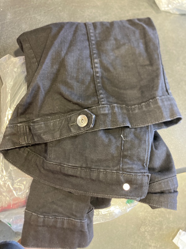 Photo 1 of Wrangler Authentics Women's Stretch Denim Jacket, Black, X-Large