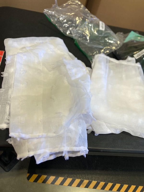 Photo 1 of 2 PACK WHITE SHEER CUTAINS 