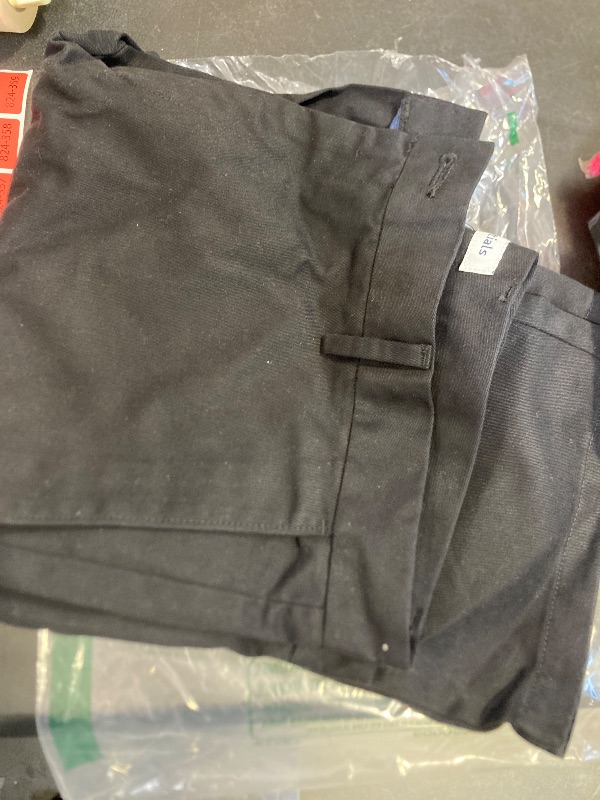 Photo 1 of Amazon Essentials Men's Slim-Fit Wrinkle-Resistant Flat-Front Chino Pant, Black, 36W x 34L