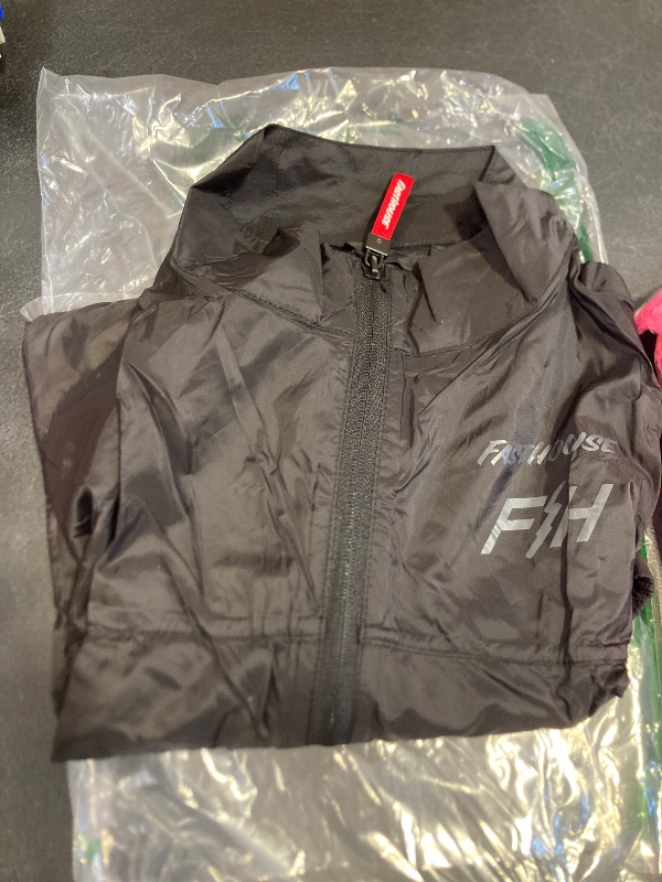 Photo 1 of FASTHOUSE Tracker Packable Windbreaker (Black, Large)