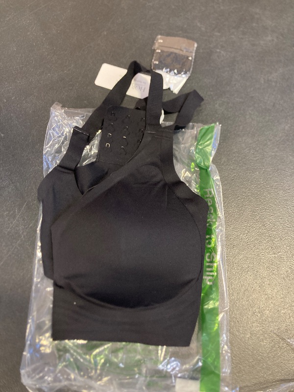 Photo 1 of HORISUN Full Coverage Bras for Women Seamless Supportive Plus Size Bras for Women (Black 3XL)