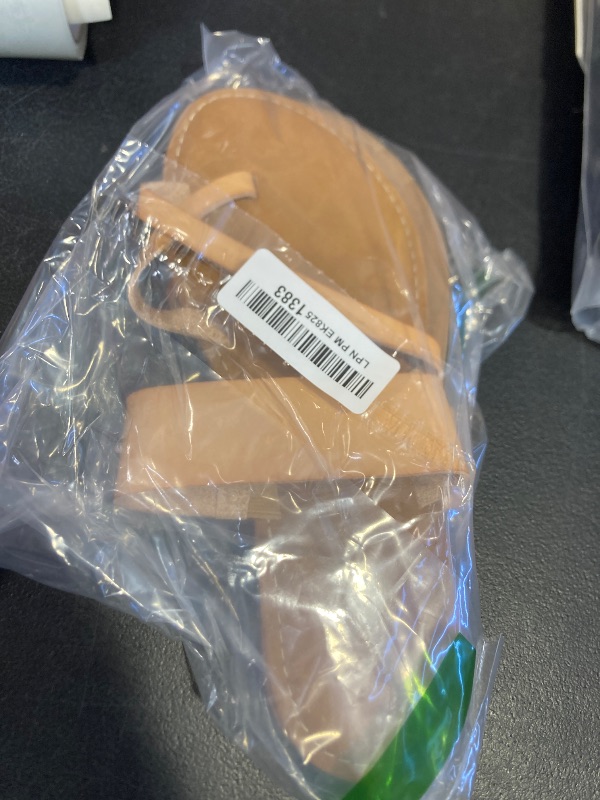 Photo 1 of Amazon Essentials Women's One Band Flip Flop Sandal, Natural, 8.5