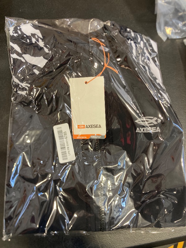 Photo 1 of AXESEA Women Long Sleeve Swimsuits Printed Zip Front Rash Guard UV Sun Protective Surfing Shirts, Black2, US 4