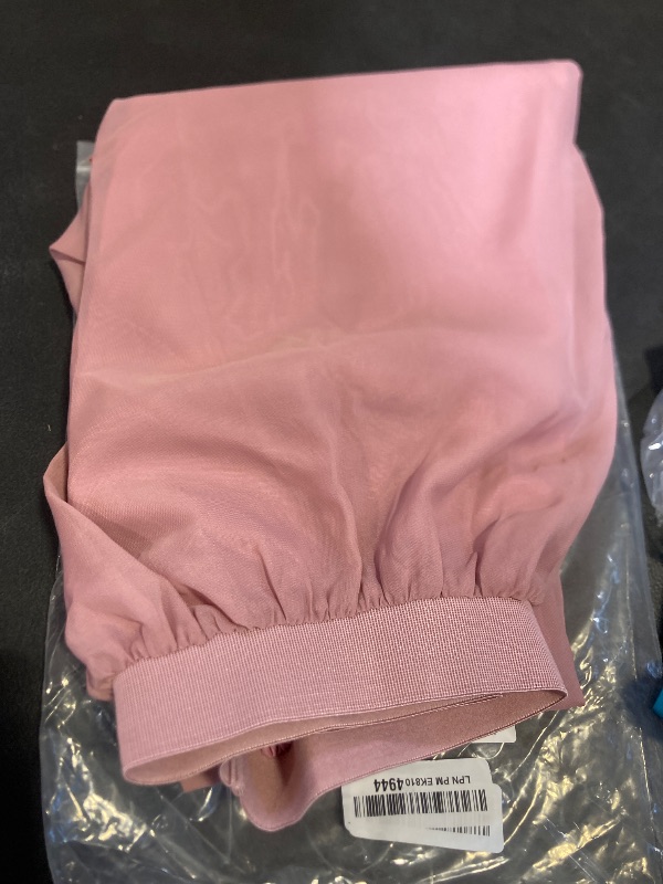 Photo 1 of AiberLisha Long Maxi Floor Lengh Chiffon Skirt Elastic High Waist Bridesmaid Skirt Dusty Pink S-M