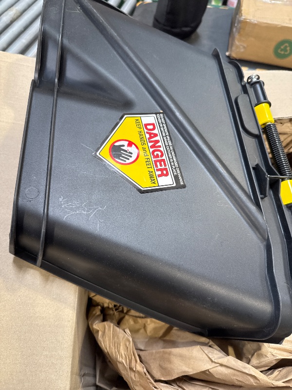 Photo 1 of M117880 Chute Cover With (Springs, rods, clamping springs, iron) Compatible with J-ohn D-eere F620 F680 265 LT170 GT242 HD45 HD75 Mower, M123859 M78643
