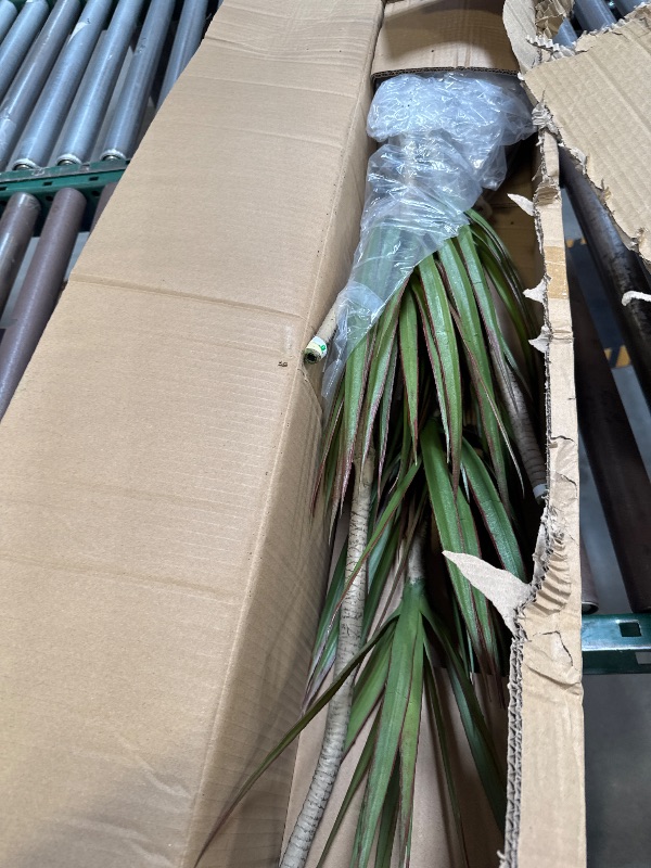 Photo 1 of Artificial Dracaena marginata,5ft Tall Fake Plants Artificial Dracaena marginata Plants for Indoor, Fake Trees for Office Home Living Room Floor Patio Greening Porch Decor
