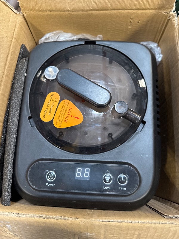 Photo 1 of BOOLONKODA 3 L Large Capacity Portable Sauna Steamer, Sauna Steamer Machine,1200 w Steam Generator, Home Sauna Steamer Pot with Remote Control, 9 Temperature Levels, Home Spa Sauna Accessories
