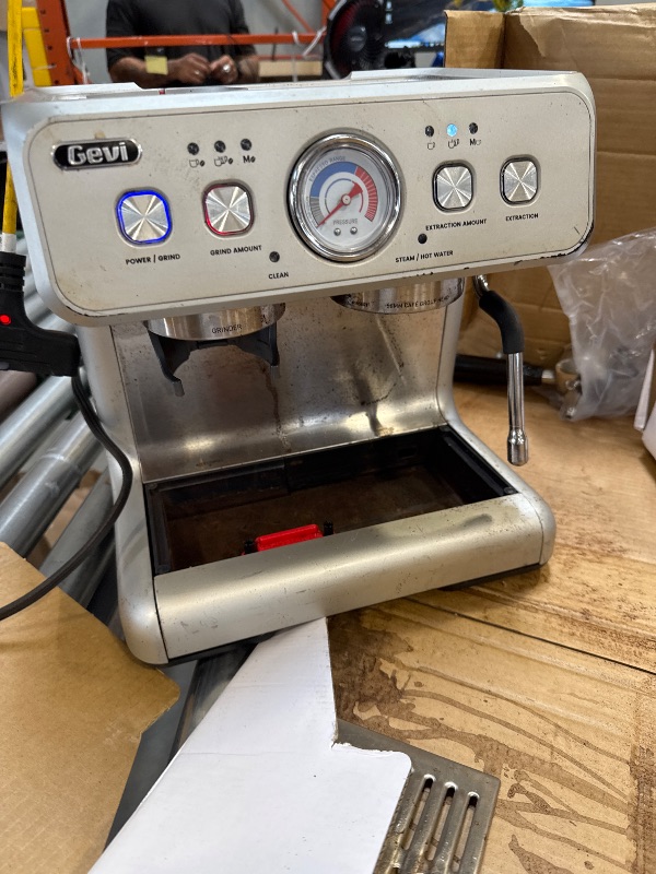 Photo 1 of Gevi Espresso Machine EzBru 2000 Dual Boiler Full Stainless Steel Housing
