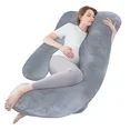 Photo 1 of Ouwald Pregnancy Pillow, U Shaped Full Body Maternity Pillows for Sleeping with Removable Cover