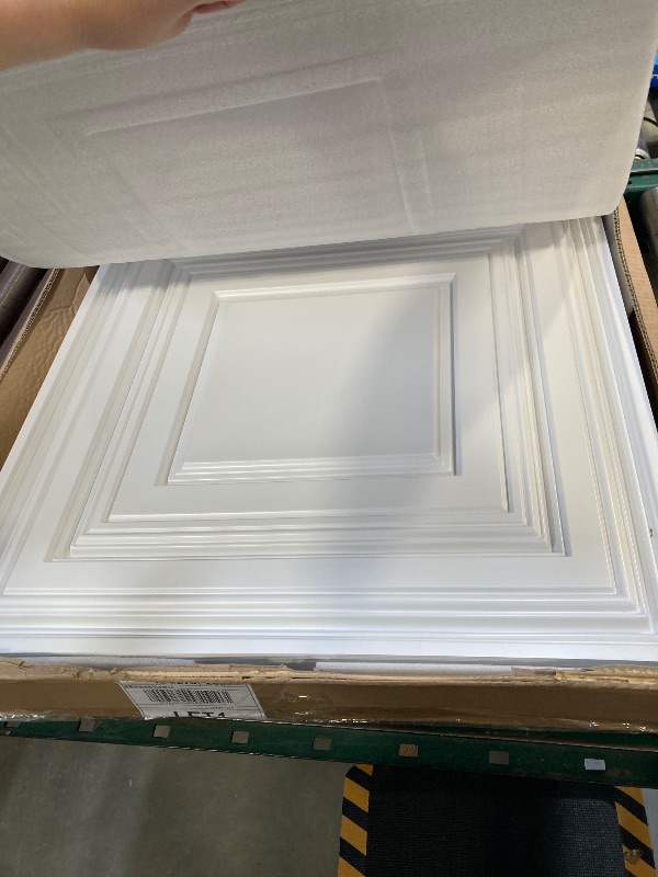 Photo 1 of Economy 2 ft. x 2 ft. PVC Lay-in Ceiling Tile Packs