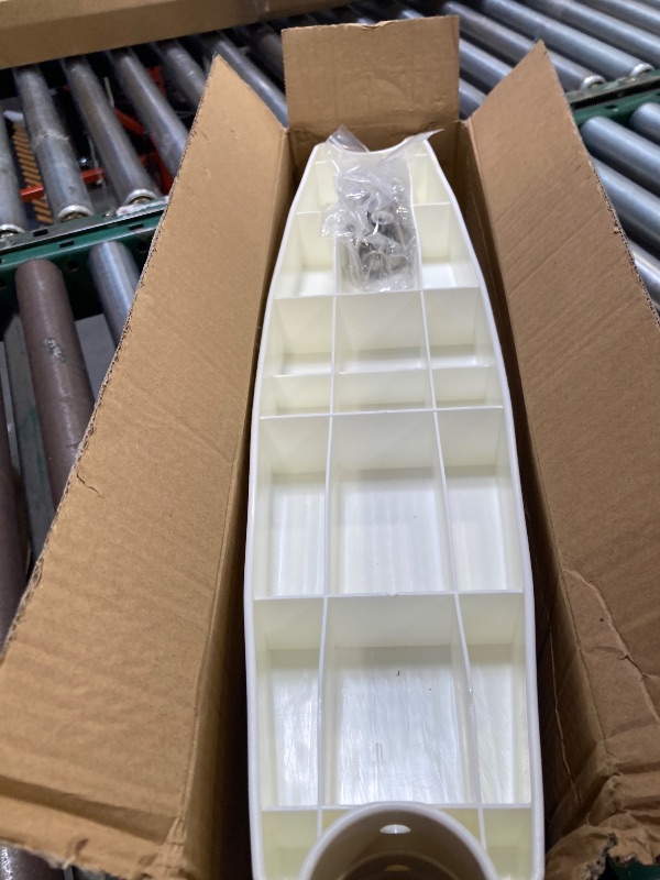 Photo 1 of 3PCS 18" Universal Pool Ladder Steps Replacement,Heavy-Duty Molded Plastic Swimming Pool Ladder Rung Step with 6PCS Stainless Steel Bolts,Fit for Most Above-Ground and In-Ground Pools,White