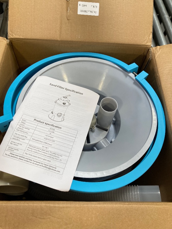 Photo 1 of FOTING 2025 Upgraded Sand Filter Pump for Above Ground Pool with Timer, 12in, 1/2 HP, Max 3000GPH for Pools Up to 8000GAL, 6-Way Valve, Enhanced Circulation for Crystal-Clear Pool