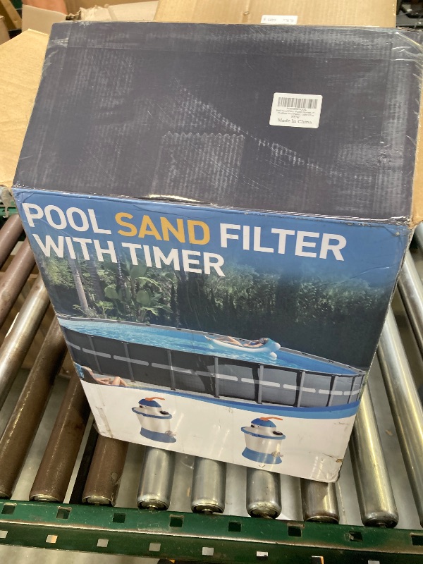 Photo 1 of FOTING 2025 Upgraded Sand Filter Pump for Above Ground Pool with Timer, 12in, 1/2 HP, Max 3000GPH for Pools Up to 8000GAL, 6-Way Valve, Enhanced Circulation for Crystal-Clear Pool