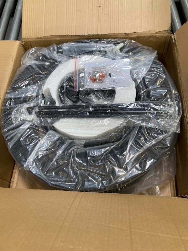 Photo 1 of 22" Black Boho Rattan Chandelier Light Fixture Hand Woven Farmhouse Pendant Lighting Rustic Boho Chandeliers for Dining Room Living Room Hallway Foyer 5-Lights