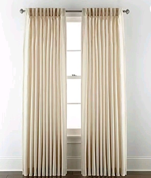 Photo 1 of Liz Claiborne Supreme Pinch Pleat Back Tab Light-Filtering Single Curtain Panel