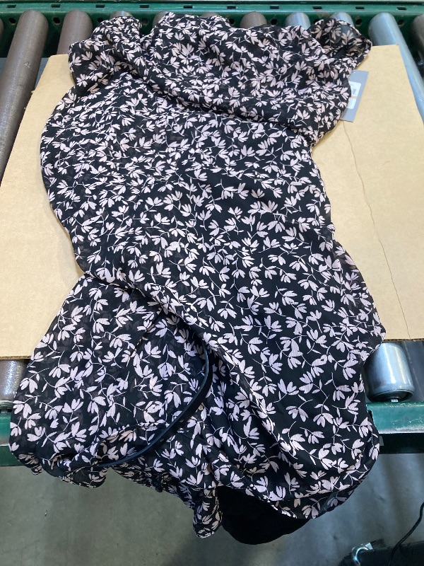 Photo 1 of 
Marc New York Womens Sleeveless Floral MIDI Fit + Flare Dress, 12, Black