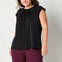 Photo 1 of Tall Size Elbow Sleeve Tops for Women size xxlt 