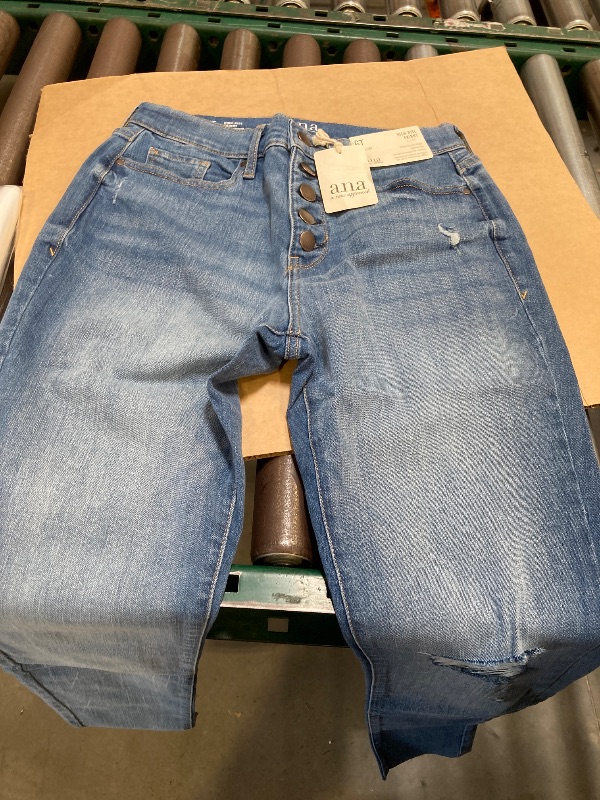 Photo 1 of a.n.a Womens Button Fly Skinny Fit Jean size 6T 