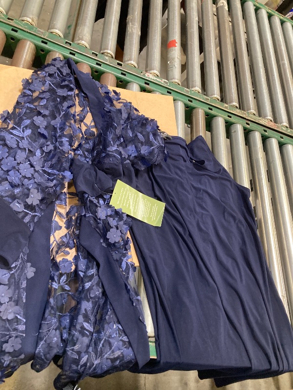 Photo 1 of R&M Richards Women's Formal Floral Printed Jacket Dress, Navy size 16 