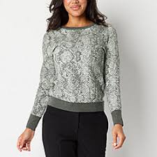 Photo 1 of Worthington Womens Crew Neck Long Sleeve Pullover Sweater size M 