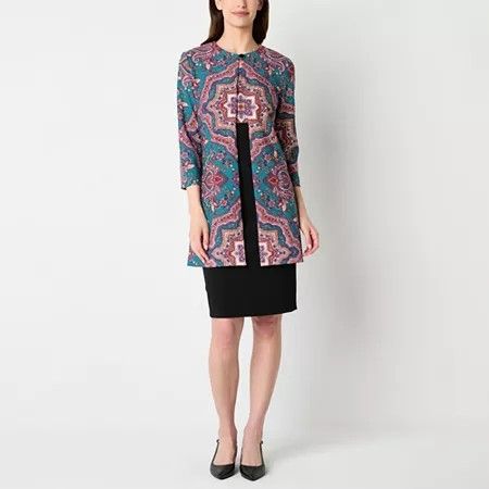 Photo 1 of Danny & Nicole Womens Medallion Jacket Dress size 16 