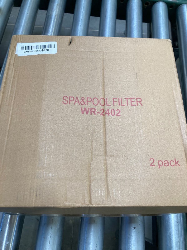 Photo 1 of Wowreed Spa Filter Compatible with FC-2402, 303279, Free Flow, AquaTerra, Fantasy Hot Tub Filter, 1 1/2" Finer Thread, 2 Pack