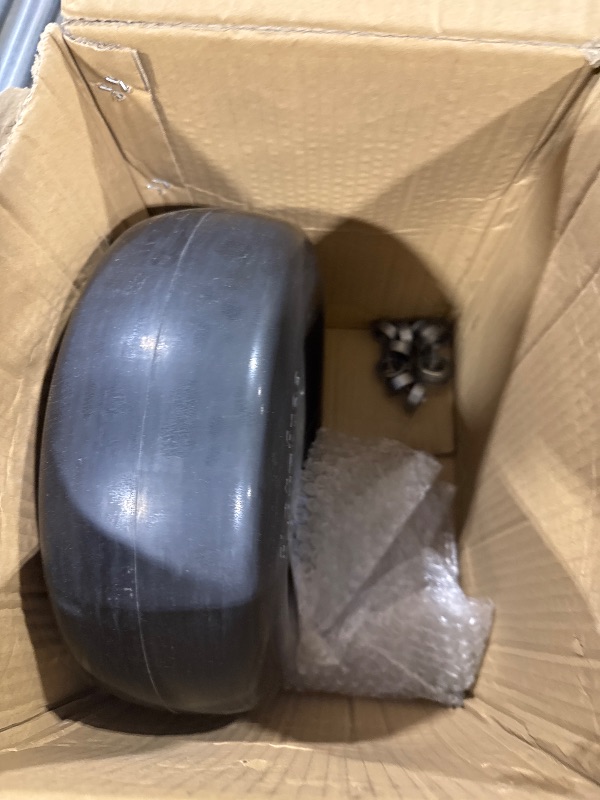 Photo 1 of 2 PCS 13x5.00  Lawn Mower Tires Flat Free