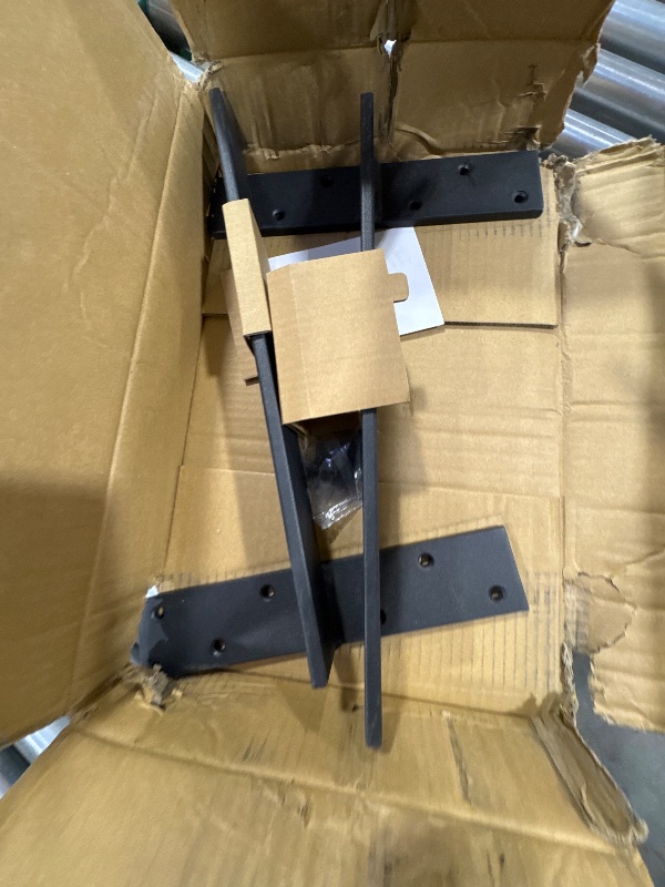 Photo 1 of Free Hanging Countertop Support Bracket 18" Lx2.5 W 2 Pack Hidden Floating Wall Bracket 3/8" Thick Heavy Duty Shelf Bracket for Floating Bars,Bench Seats,Vanities
