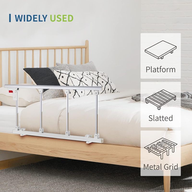 Photo 1 of Bed Rails for Elderly Adults Safety, Folding Bedside Assist Rail Handle, Fall Prevention Safety Hand Guard Grab for Seniors & Surgery Patients, Fit King, Queen, Full, Twin(Tool-Free Assembly)
