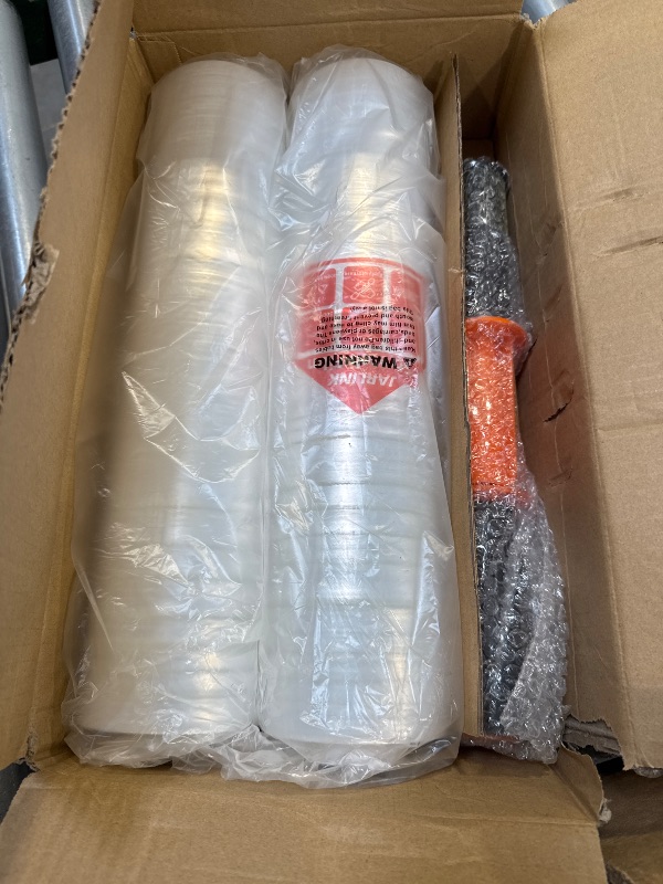 Photo 1 of JARLINK Stretch Film, 15 Inch x 1000 Feet Shrink Wrap for Pallet Wrap, Industrial Strength Stretch Wrap with Handles, Moving Wrapping Plastic Roll, 60 Gauge, 2 Pack, Clear