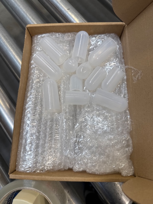 Photo 1 of Ninehaoou 6 Pack 7.9" Glass Bud Vase Taper Candle Holder's Bud Vase for Flower Candlestick Sizes from 22mm to 27mm Adjustable Designed Specially for Taper Candle Holder for Tablescapes, Wedding Decor