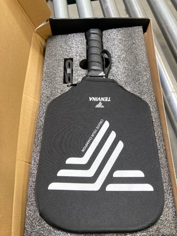 Photo 1 of TENVINA Pickleball Paddles, Multi-Layer T700SC Textured Carbon Fiber Pickleball Paddle, 4-Types of Shapes and Thicknesses, Strong Spin & Power Surface of USAPA Approved Pickle Ball Paddle