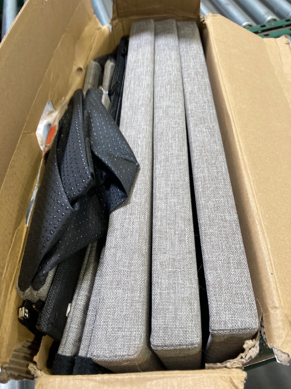 Photo 1 of Zerbuger Wider Dog Stairs with Storage 18" H, 3-Step Sturdy Dog Steps for Large/Medium/Small Older Dogs Cats, Folding Pet Stairs Climbing Bed or Couch, Ramp for Car Up to 200 lbs (Gray, No Condo)
