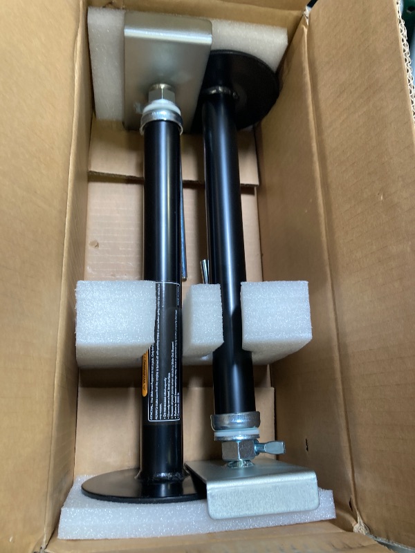 Photo 1 of LUSHIH RV Slide Out Support Trailer Stabilizer Jacks, RV Camper Accessories for Travel Trailers - 15" to 26" - 5000 Lbs Each - Pack of 2