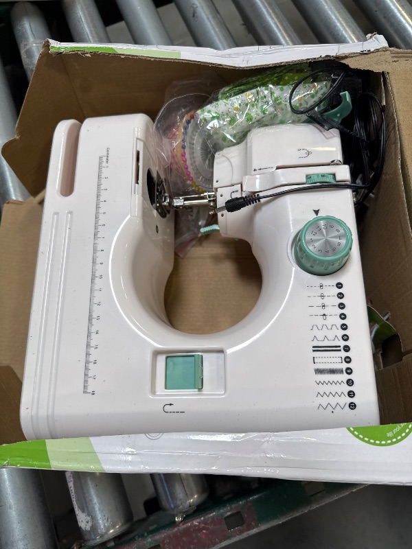 Photo 1 of Uwyriwooq Sewing Machine for Beginners, Mini Sewing Machine with Sewing Kits, Electric Portable Sewing Machine with Full Featured, Built-in 12 Stitches, Twin Needle