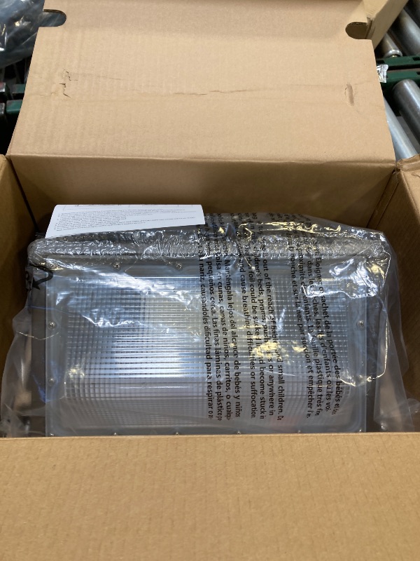 Photo 1 of kadision LED Wall Pack with Dusk-to-Dawn Photocell, 60W 7800lm 5000K 100-277V IP65 Waterproof Outdoor Wall Light Fixture, 150-200W HPS/MH Replacement, ETL/cETL Listed