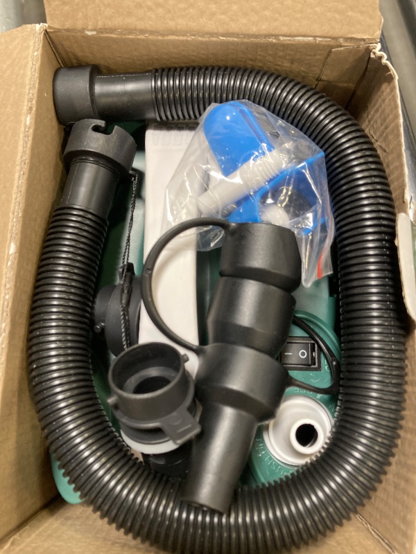 Photo 1 of IDAODAN Electric Balloon Pump, Electric Air Inflate/Deflate Pump, Electric Balloon Blower Machine Balloon Air Pump for Latex Foil Long Balloons Pool Float Air Mattress Swimming Ring Vacuum Bag