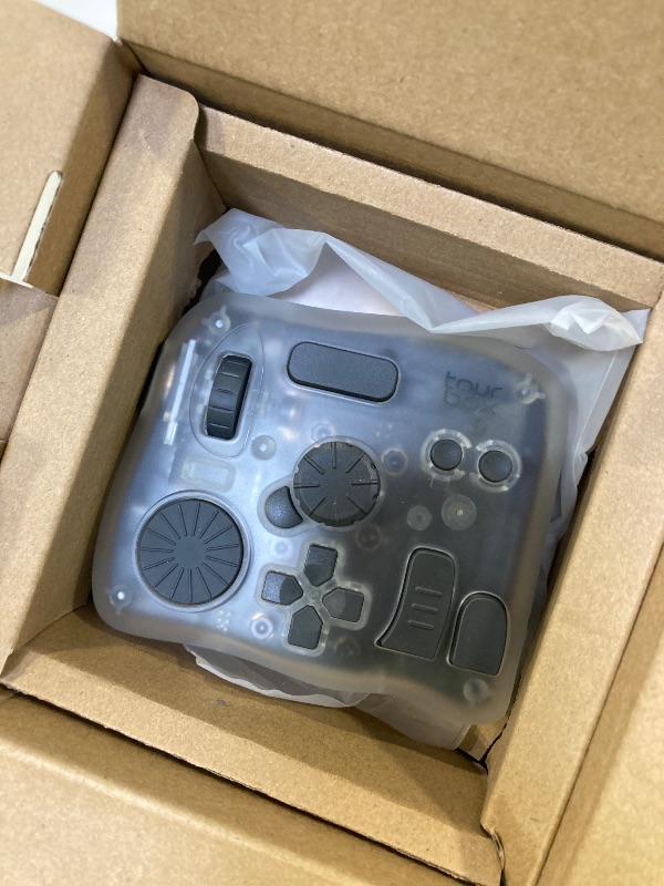 Photo 1 of TourBox Elite Plus - iPad Drawing Bluetooth Controller for Video Photo Editing, DaVinci Resolve Speed Editor Procreate Keyboard for Photoshop Lightroom Premiere FCPX, Programmable Creative Console