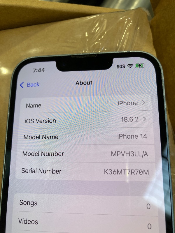 Photo 1 of Apple iPhone 14, 128GB, Blue - Unlocked (Renewed)