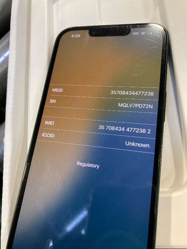 Photo 1 of Apple iPhone 13, 128GB, Green - Unlocked* Gets stuck at Apple set up*