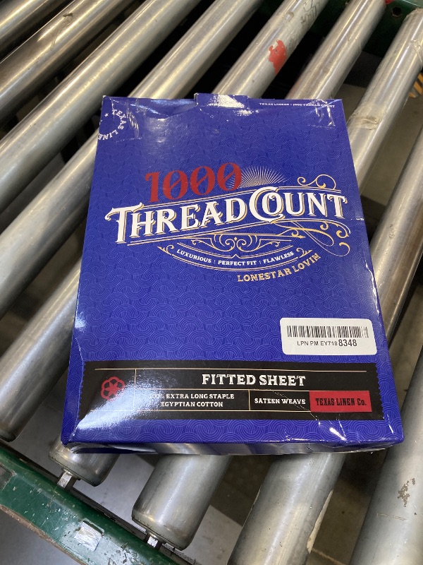 Photo 1 of 100% Egyptian Cotton Deep Pocket Twin XL White Fitted Sheet Only - 1000 Thread Count Luxury Hotel Fitted Sheet, Extra Soft Cooling Sateen Weave Bottom Sheet, Fits Mattress Upto 18 in