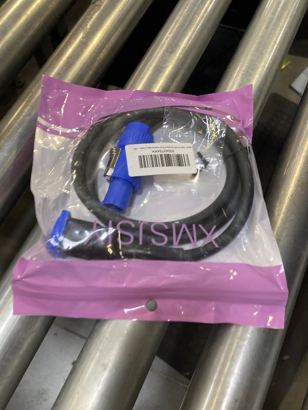 Photo 1 of XMSJSIY Powercon Cable Connector 3 Pin AC Powercon Male to Female Powercon D Type Panel Mount Power Adapter Extension Cable Quick Lock Aviation Connector PowerCON Input Plug to Socket - 1M/3.2FT