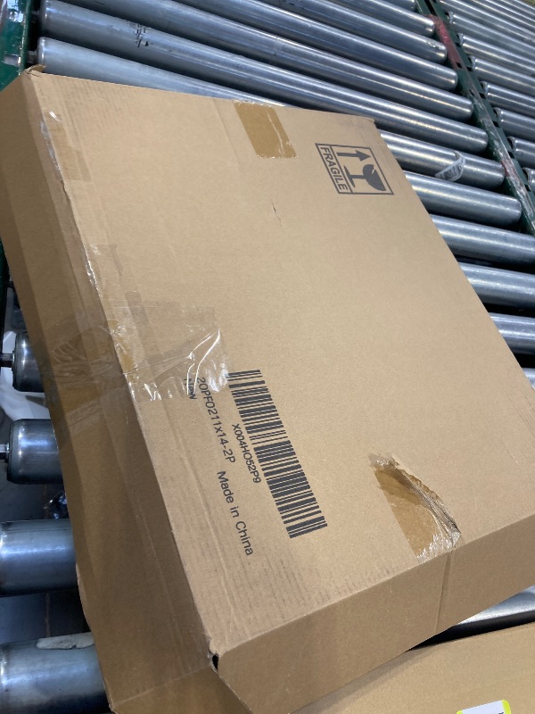 Photo 1 of 11x14 Gold Picture Frame Set of 2, Ornate Vintage 11x 14 Photo Frame for Wall Decor or Tabletop Display, 11 x 14 Gold Frames with Real Glass, Display 8x10 Pictures with Mat or 11x14 without Mat for Antique Déco