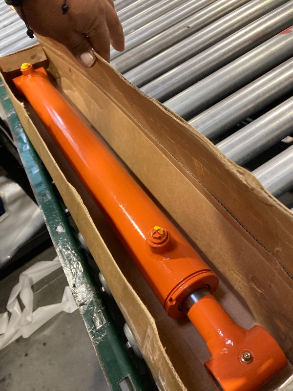 Photo 1 of 2x18 Hydraulics Weld Cross Tube Hydraulic Cylinder 2" Bore, 18" Stroke 3500PSI Double Acting SAE6 Port Hydraulic Lifting Cylinder (2x18)" Universal Hydraulic Cylinders 