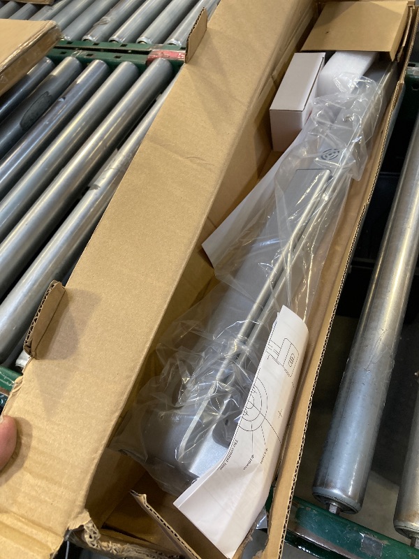 Photo 1 of Commercial Door Push Bar Panic Exit Device with Exterior Lever with Alarm, 27.5” Stainless Steel Panic Bars for Exit Doors, Panic Bar Emergency Door Hardware for Wood Metal Doors 
